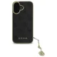 Guess dėklas iPhone 16 Plus telefonui 4G Charms Collection, juodas