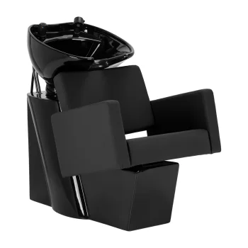Hairdressing Wash Unit Gabbiano Vitoria, Black