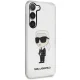 Karl Lagerfeld permatomas dėklas Samsung Galaxy S23 telefonui