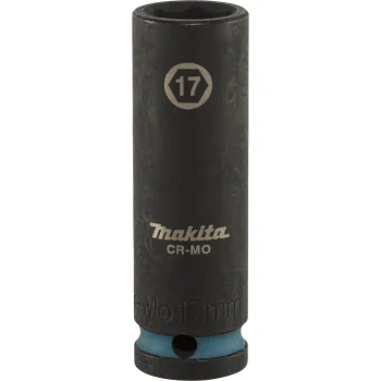 Makita Impact Black ilga smūginė galvutė 1/2" SW17, 81.5 mm, juoda