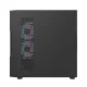 Kompiuterio korpusas Darkflash DK431 Mesh su 4 ARGB ventiliatoriais, juodas