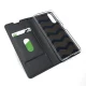 Sony Xperia 10 II Magnetic Leather Case Cover Card Holder, Black