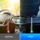 Retractable Car Windshield Sun Shade Auto Front Window Sunshade Curtain Sun Visor, Gray