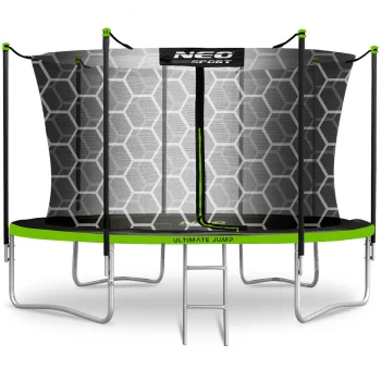 Sodo batutas 435 cm (14 ft) su vidiniu tinklu ir kopėtėlėmis Neo-Sport
