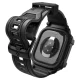 Spigen Rugged Armor Pro laikrodžio dirželis su dėklu Apple Watch 46mm, Matte Black