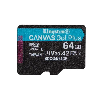 Atminties kortelė Kingston 64GB MicroSDXC Canvas Go Plus 200MB/s