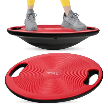 4FIZJO Balance Disc Wobble Board for Core Training, Red