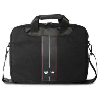 BMW Nylon Red Stripe krepšys nešiojamam kompiuteriui iki 16", juodas