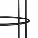 Metalinė sodo pergola augalams, 196 cm, juoda
