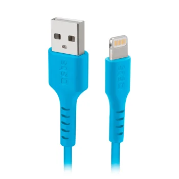 SBS USB-A to Lightning laidas (MFi), 1 m, mėlynas
