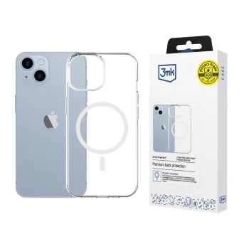 3mk Armor MagCase for iPhone 14 Plus with MagSafe, Transparent