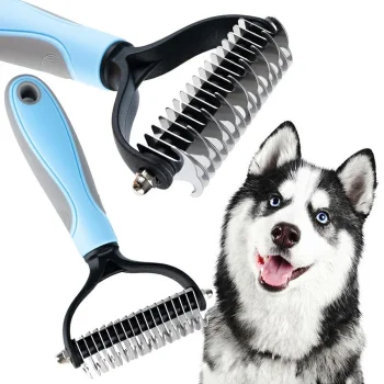 Pet Dematting Comb – Trimmer for Tangles and Shedding