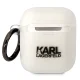 Karl Lagerfeld Karl\'s Head dėklas AirPods 1/2 permatomas