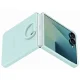 Samsung Galaxy Z Flip 7 silikoninis dėklas su žiedu EF-PF766TMEGWW, šviesiai mėlynas