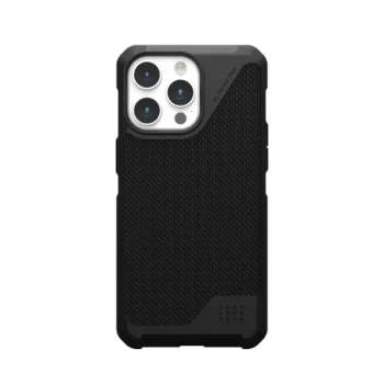 UAG Metropolis LT MagSafe dėklas iPhone 15 Pro Max telefonui, Kevlar Black