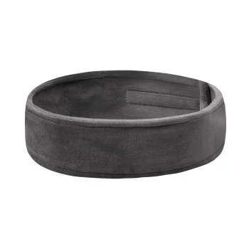 Grey Velour Cosmetic Headband