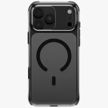 Dėklas Uniq LifePro Xtreme Magclick skirtas iPhone 18 Pro Max / 17 Pro Max, skaidriai juodas