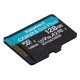 Atminties kortelė Kingston Canvas Go Plus 128GB microSDXC 200MB/s A2 U3 V30