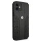 BMW iPhone 12 mini dėklas Curve Perforate, juodas