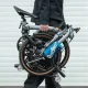 Rockbros G004 Flash Journey 1L Bicycle Water Bottle Bag - Blue