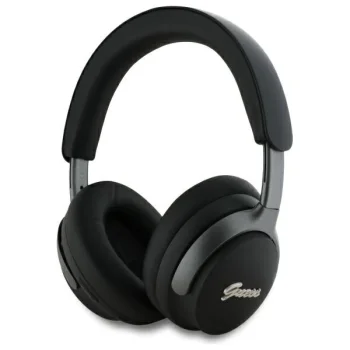 Guess Metal Script Logo Bluetooth ANC On-Ear Headphones GUBHC22PSFCSMK, Black