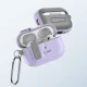 Tech-Protect Slim Hook dėklas Apple AirPods Pro 1 / 2 su karabinu, violetinis