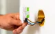 Sieninis jungiklis Shelly Wallswitch4White 4 mygtukų, baltas
