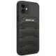 Dėklas „iPhone 12 mini“ telefonui „Mercedes-AMG Debossed Lines“, juodas