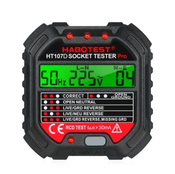 Habotest HT107D Socket Tester with Digital Display