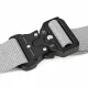 Tactical Survival Belt with Quick Release Buckle 131cm Grey