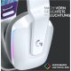 Belaidės žaidimų ausinės Logitech G733 Lightspeed, baltos