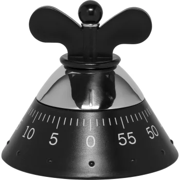 Virtuvinis laikmatis Alessi A09 B, mechaninis, 60 min., juodas