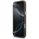 Guess MagSafe 4G PU Leather Case dėklas, skirtas iPhone 17 Pro Max, rudas