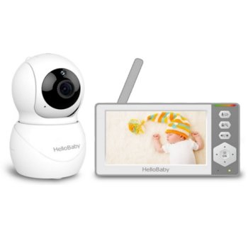 Vaizdo kūdikio stebėjimo monitorius HelloBaby 4.3" 2.4GHz