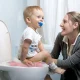 Vaikiška naktipuodžio ir klozeto dangčio mokomoji kėdutė Nicekids 3-in-1, rožinė
