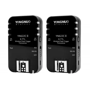 Blyksčių paleidiklių rinkinys Yongnuo YN622N II sistemai Nikon, 2 vnt.