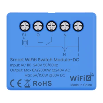 Išmanusis jungiklio modulis Avatto WSM20-DC Wi-Fi 6
