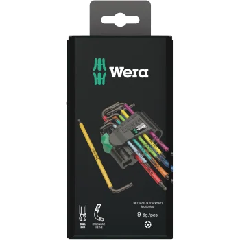 Wera 967/9 TX BO SB L formos raktų komplektas, 9 vnt.