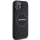 Mercedes AMG Silicone Carbon Pattern MagSafe dėklas iPhone 13 / 14 / 15, juodas