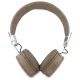 Belaidės ant ausų dedamos ausinės Guess GUBH70PGTSPSW Bluetooth 5.3 ENC, rudos