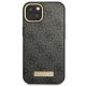 Guess 4G Logo Plate MagSafe dėklas iPhone 14 Plus, juodas