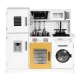 Large wooden play kitchen for children with lights and sounds, ECOTOYS