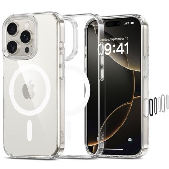 Tech-Protect Flexair Hybrid CC MagSafe Case for iPhone 16 Pro, Clear