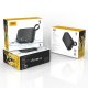 QCY SP2 IP67 nešiojama Bluetooth kolonėlė su RGB apšvietimu, 5W, juoda