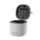 Telesin Allin Box 3-Slot Waterproof Charger for GoPro Hero 12 / 11 / 10 / 9, Grey