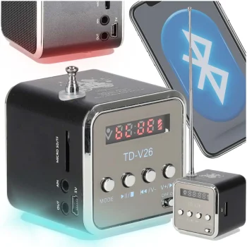 Portable Radio Bluetooth Speaker with LCD Display TD-V26