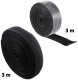 Cable Organizer Hook and Loop Tape, 3 m, black