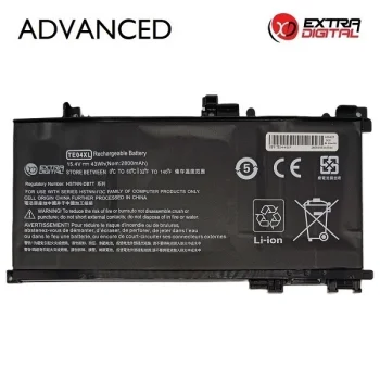 Nešiojamojo kompiuterio baterija Extra Digital HP TE04XL, 2800mAh, 15.4V