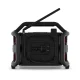 Statybinis radijas PerfectPro ROCKPRO DAB+ Bluetooth FM IP65, juodas