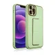 Telefono dėklas su kojele iPhone 13 Pro Max, žalias